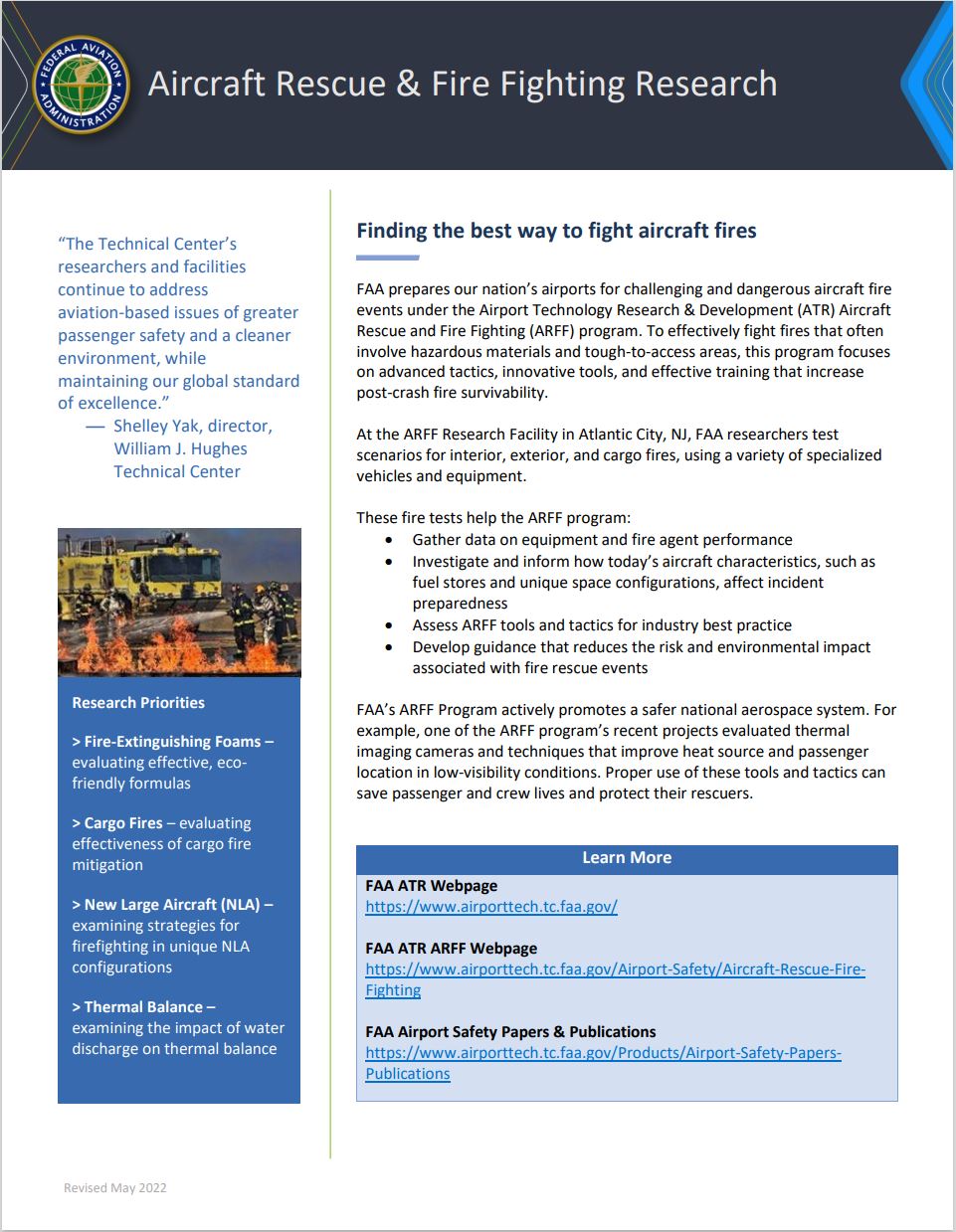 Airport Rescue and Fire fighting