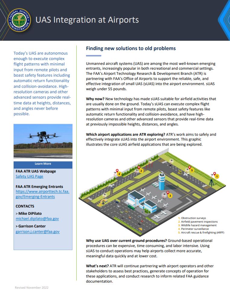 UAS Integration at Airports