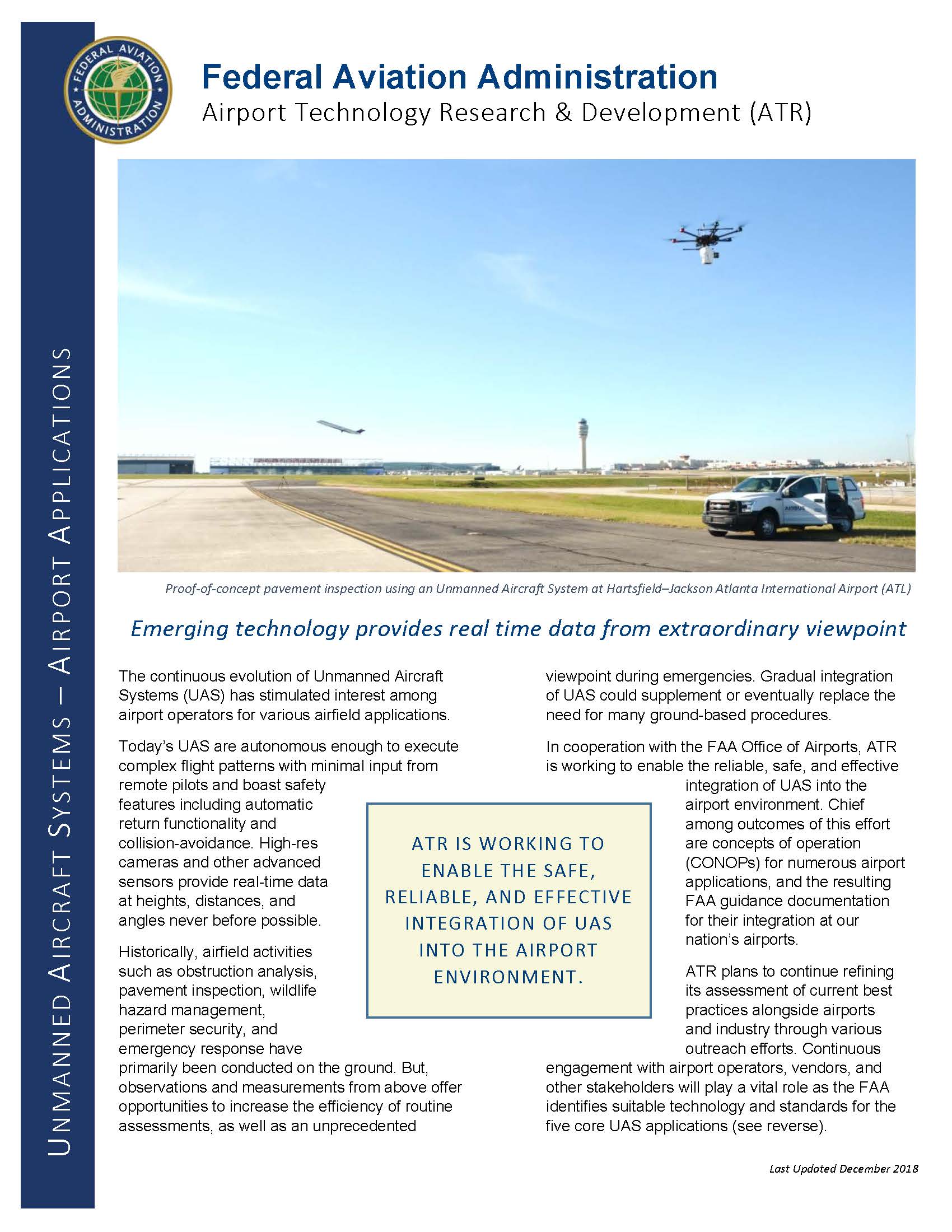 Unmanned Aircraft Systems Airport Applications